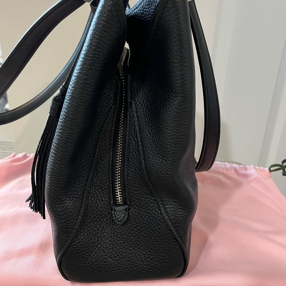 Kate Spade Loop Black Leather Shoulder Handbag - Picture 8 of 15